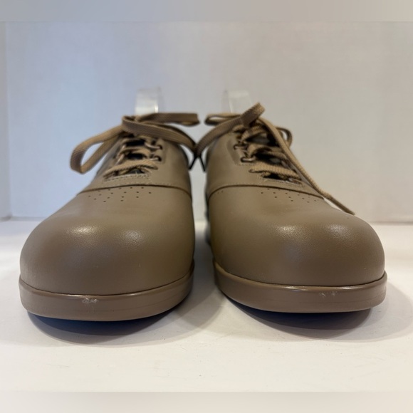 SAS Free Time mocha leather lace-up walking shoes sneakers size 11 W NWOT - Picture 6 of 11